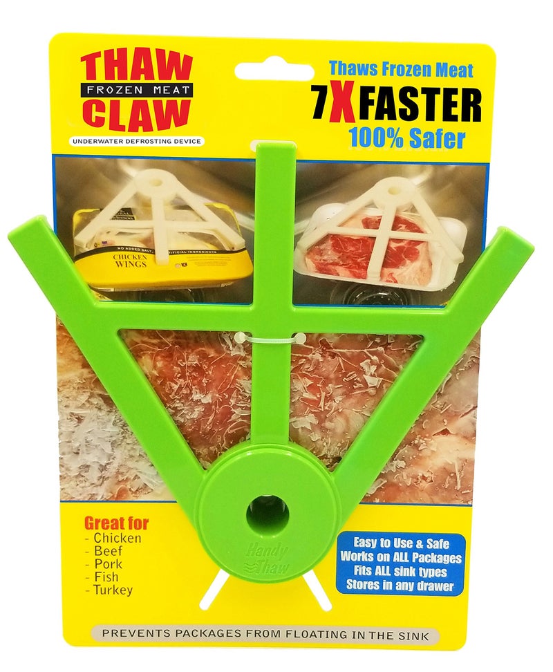Thaw Claw Meat Defroster, a Kitchen Essential Tool for Quick and Easy Defrosting of Chicken, Beef, Pork and Fish, Kitchen Gadgets Accessories, Easy Storage, Fits All Sinks, Thaws in Minutes - Image 1